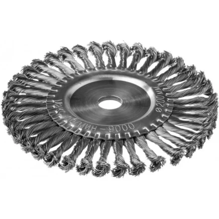 DEXX. Щетка дисковая для УШМ, жгутированная стальная проволока 0,5мм, 200ммх22мм 35100-200 купить в Тобольске