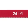 Полотно ЗУБР "МАСТЕР" по металлу 24 TPI  (шаг 1.0мм), Универсальное, 2шт 15853-24-2 купить в Тобольске