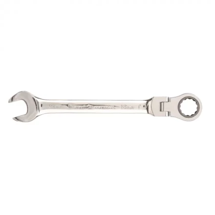 Ключ комбинированный трещоточный Matrix 18 мм шарнирный зеркальный хром 14842 купить в Тобольске