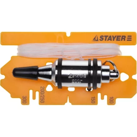 Отвес STAYER &quot;PROFI&quot; строительный со шнуром, с противоударным ободком, 300 г 06352-30 купить в Тобольске