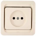 Розетка СВЕТОЗАР &quot;ГАММА&quot; одинарная, цвет бежевый, 16А/~250В SV-54100-B купить в Тобольске