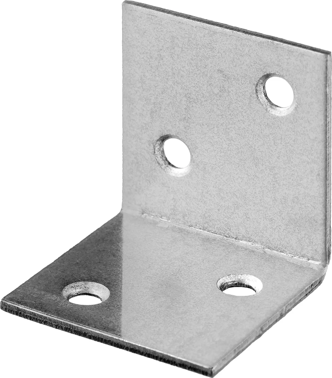 ЗУБР УМШ-1.5, 25 x 25 x 25 x 1.5 мм, белый цинк, широкий мебельный уголок (31034-25) купить в Тобольске