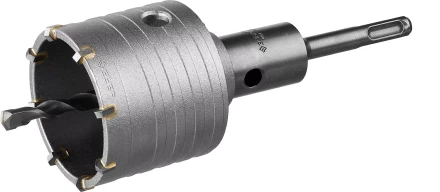 Коронка ЗУБР буровая, коническая посадка центрирующего сверла, SDS-Plus хвостовик, в сборе, 68мм 2918-68_z01 купить в Тобольске