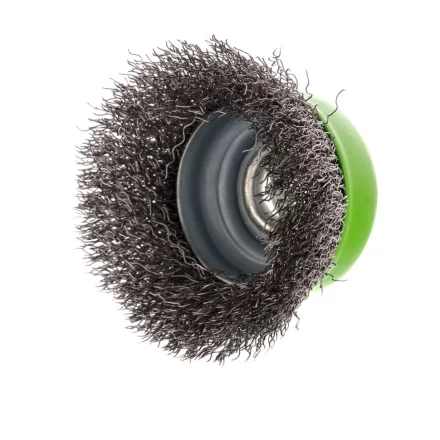 Щетка для УШМ, 65 мм, М14, &quot;чашка&quot;, витая проволока 0.3 мм Сибртех 746037 купить в Тобольске