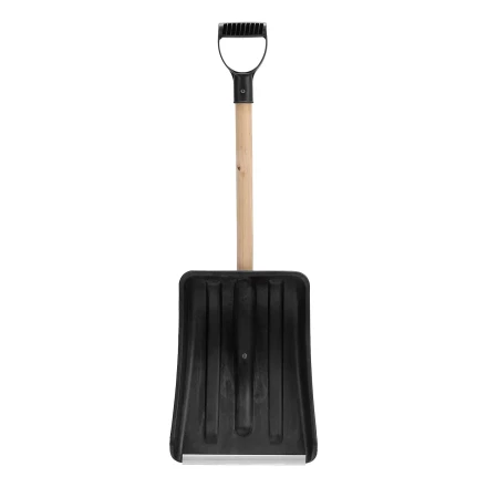 Лопата для уборки снега полипропиленовая Sparta, 275х365х870 мм, деревянный черенок, Россия 61653 купить в Тобольске