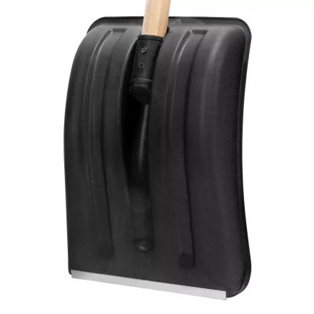 Лопата для уборки снега полипропиленовая Sparta, 275х365х870 мм, деревянный черенок, Россия 61653 купить в Тобольске