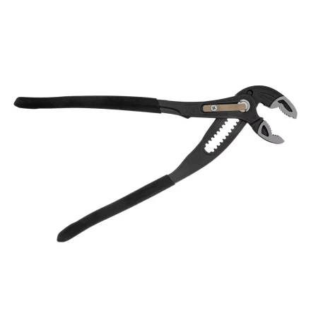 Клещи переставные Denzel 17906, кнопочный механизм, обливные рукоятки, 250 мм купить в Тобольске