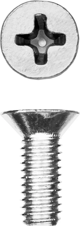 Винт DIN 965, M6 x 16 мм, 9 шт, кл. пр. 4.8, оцинкованный, ЗУБР 303116-06-016 купить в Тобольске
