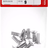 Винт DIN 965, M6 x 16 мм, 9 шт, кл. пр. 4.8, оцинкованный, ЗУБР 303116-06-016 купить в Тобольске