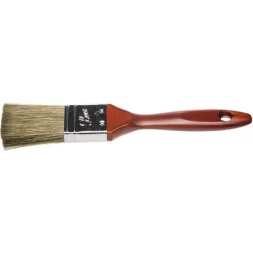 Кисть плоская STAYER &quot;LASUR - LUX&quot;, деревянная ручка, смешанная щетина, 38мм 01051-038