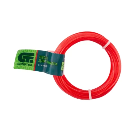 Леска для триммера треугольная, 1.6 мм х 15 м, Россия Сибртех 961615 купить в Тобольске