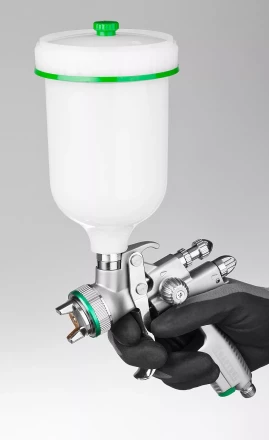 Краскопульт пневматический KRAFTOOL &quot;PRO&quot; Jeta 1000, HVLP, c верхним бачком, 1,3мм 06559-1.3 купить в Тобольске