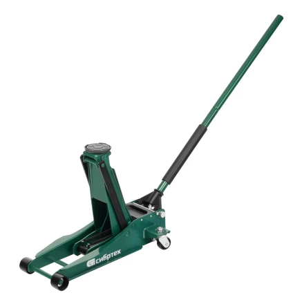 Домкрат гидравлический подкатной, 3 т, 85-490 мм, быстрый подъем, низкий подхват, проф.// Сибртех 50850 купить в Тобольске