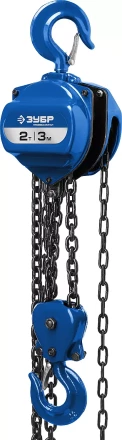 Таль цепная &quot;ТШ-2-3&quot; шестеренная, ЗУБР Профессионал 43081-2, 2т / 3м 43081-2_z01 купить в Тобольске
