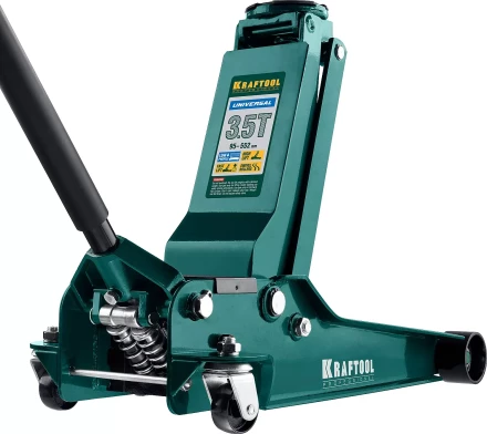 Домкрат гидравлический подкатной &quot;Universal&quot;, 3,5т, 95-552 мм, KRAFTOOL 43454-3.5 43454-3.5 купить в Тобольске