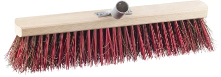Щетка GRINDA &quot;EURO&quot; уличная без ручки, буковая колодка, смесь натур и искусств щетины, мет держатель для черенка, 40см 39197-40 купить в Тобольске