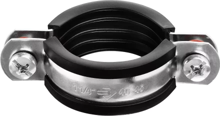 Хомут трубный с гайкой, оцинкованный, 1 1/4&quot;, 8шт, ЗУБР Мастер 37850-40-45 37850-40-45 купить в Тобольске