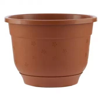 Горшок Флокс с поддоном терракотовый 1,5 л PALISAD 69221 купить в Тобольске
