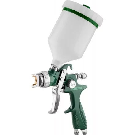 Краскопульт пневматический KRAFTOOL AirKraft, HVLP, c верхним бачком, 1,4мм 06522-1.4 купить в Тобольске