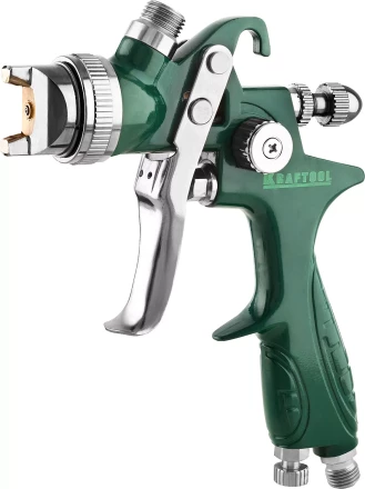 Краскопульт пневматический KRAFTOOL AirKraft, HVLP, c верхним бачком, 1,4мм 06522-1.4 купить в Тобольске