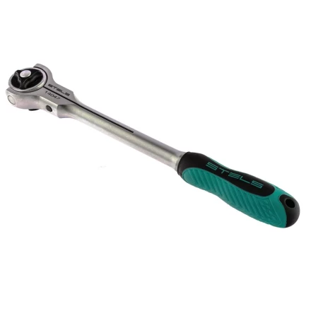 Ключ трещотка 1/2 72 зуба с быстрым сбросом. поворотная голова СrV Stels 14047 купить в Тобольске