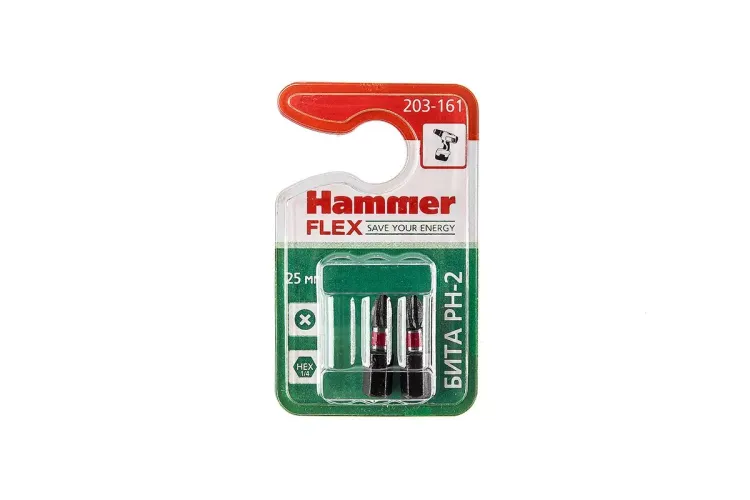 Бита HAMMER PH2 25мм (2шт) купить в Тобольске