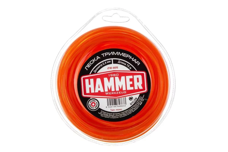 Леска для триммеров HAMMER 216-825 купить в Тобольске