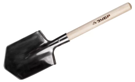 Лопата ЗУБР &quot;ЭКСПЕРТ&quot; саперная из нержавеющей стали, защитный чехол, 190х145х550мм 4-39441_z01 купить в Тобольске