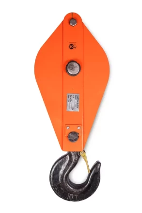 Блок монтажный однорольный с  крюком TOR H K1 2т с откидной щекой (G) 1003567 купить в Тобольске