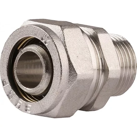 Соединитель ЗУБР с наружной резьбой, цанга-штуцер, 3/4&quot;х20х2,0 мм, никель 51401-20-3/4 купить в Тобольске