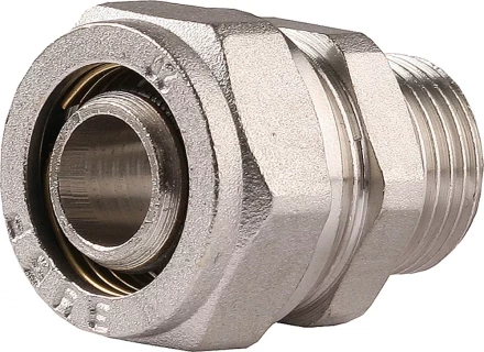 Соединитель ЗУБР с наружной резьбой, цанга-штуцер, 3/4&quot;х20х2,0 мм, никель 51401-20-3/4 купить в Тобольске