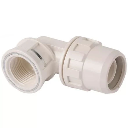 Муфта ЗУБР &quot;ШиреФит&quot; соединительная угловая 90°, &quot;штуцер с гайкой - внутренняя резьба&quot;, 20мм-3/4&quot; 51466-20-3/4 купить в Тобольске