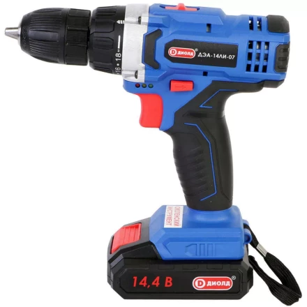 Аккумуляторная дрель-шуруповерт Диолд ДЭА-14ЛИ-07 купить в Тобольске