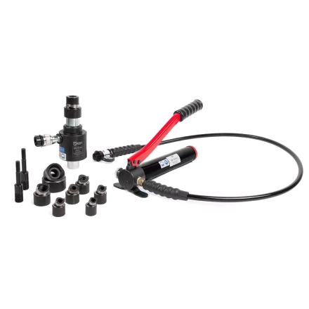 Пресс гидравлический помповый КВТ ПГПО-115 для пробивки отверстий в стальных листах (88211) купить в Тобольске