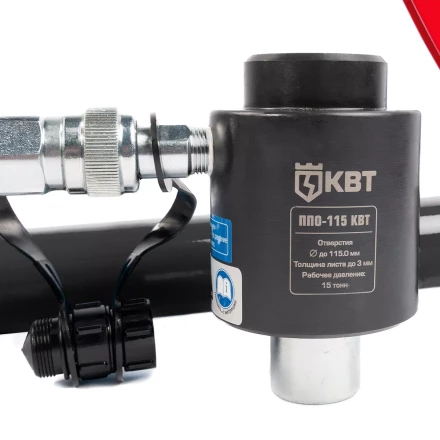 Пресс гидравлический помповый КВТ ПГПО-115 для пробивки отверстий в стальных листах (88211) купить в Тобольске