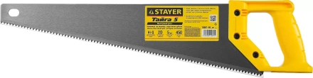 Ножовка ударопрочная (пила) STAYER ТАЙГА-5 450 мм, 5 TPI, быстрый рез поперек волокон, для крупных и средних заготовок 15061-45_z01 купить в Тобольске