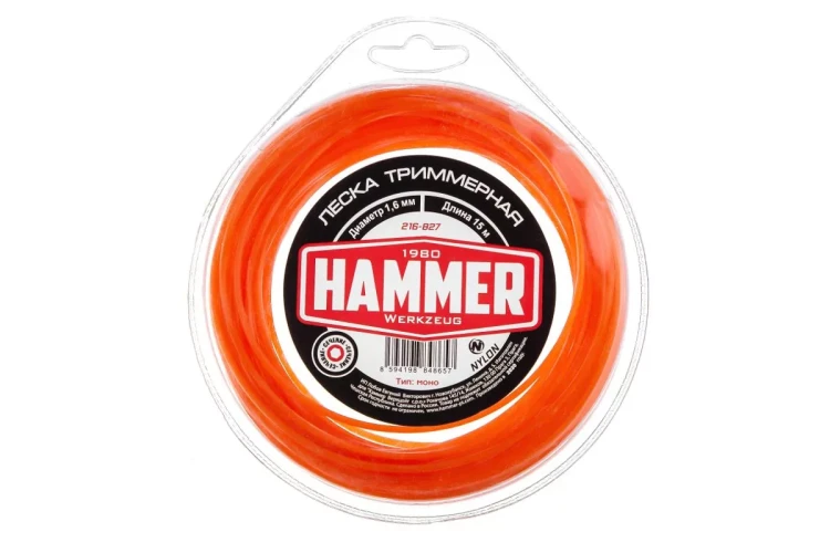 Леска для триммеров HAMMER 216-827 купить в Тобольске