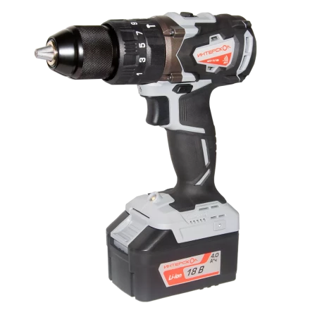 Аккумуляторная дрель-шуруповерт ИНТЕРСКОЛ ДАУ-13/18В (574.0.0.70) Li-ion АПИ (кейс, без аккум. и ЗУ) купить в Тобольске