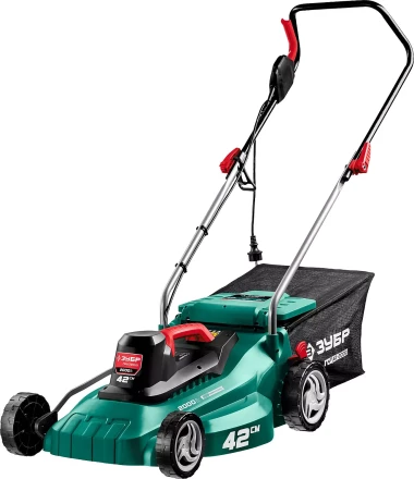 ЗУБР 2000 Вт, ш/с 42 см, сетевая газонокосилка (ГСЦ-42-2000) купить в Тобольске