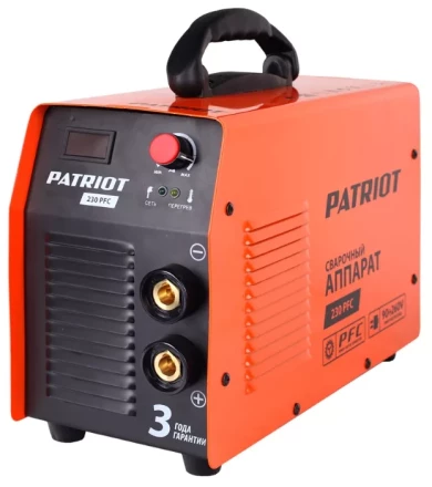 Сварочный инверторный аппарат 230 PFC PATRIOT купить в Тобольске