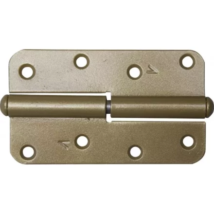 Петля накладная стальная &quot;ПН-110&quot;, цвет золотой металлик, левая, 110мм 37653-110L купить в Тобольске