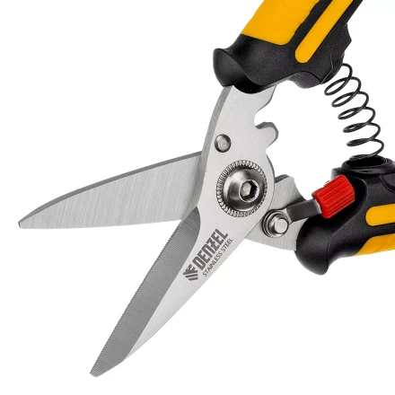 Ножницы универсальные Denzel, 185 мм, нержавеющая сталь, 78318 купить в Тобольске