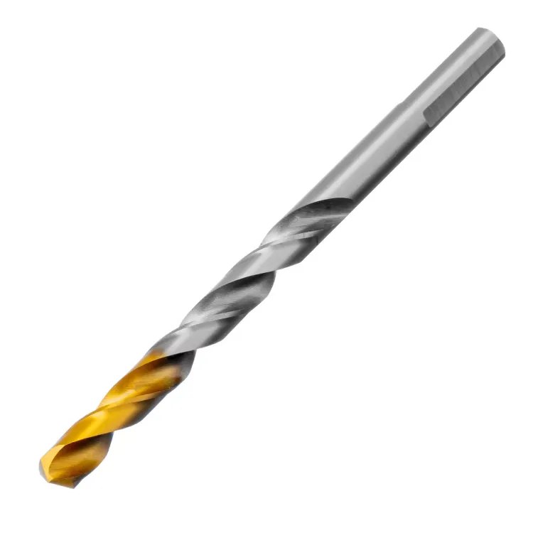 Сверло спиральное по металлу Denzel 7,0 x 109 мм, Р6М5, Golden Tip, 718237 купить в Тобольске