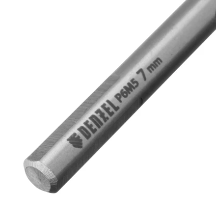 Сверло спиральное по металлу Denzel 7,0 x 109 мм, Р6М5, Golden Tip, 718237 купить в Тобольске