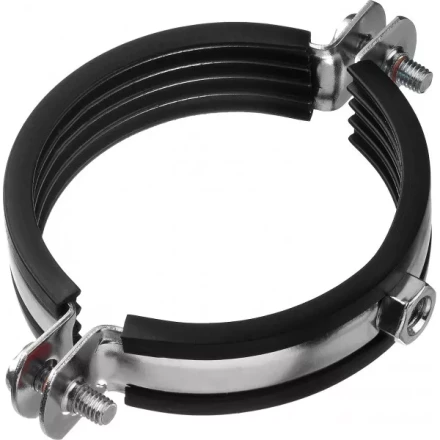 Хомут трубный с гайкой, оцинкованный, 2 1/2&quot;, 6шт, ЗУБР Мастер 37850-75-80 37850-75-80 купить в Тобольске