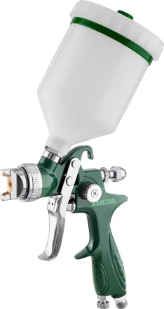 Краскопульт пневматический KRAFTOOL AirKraft, HVLP, с верхним бачком, 1,7мм 06522-1.7 купить в Тобольске