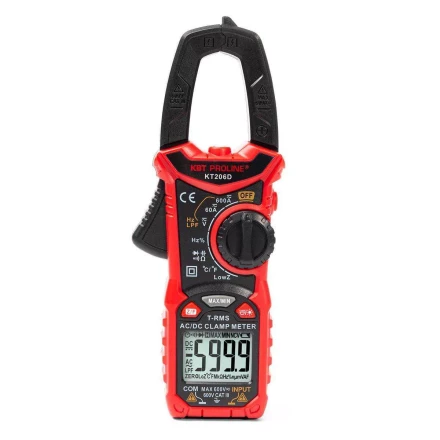 Токоизмерительные клещи КВТ KT 206D с True RMS (80753) купить в Тобольске