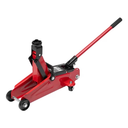 Домкрат гидравлический подкатной, 2 т, 140-340 мм, в пласт. кейсе// MTX 51081 купить в Тобольске