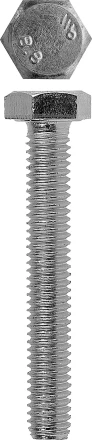 Болт ЗУБР с шестигранной головкой, DIN 933, класс прочности 8.8, оцинкованный, M10x55 мм, ТФ6, 3 шт. 4-303076-10-055 купить в Тобольске