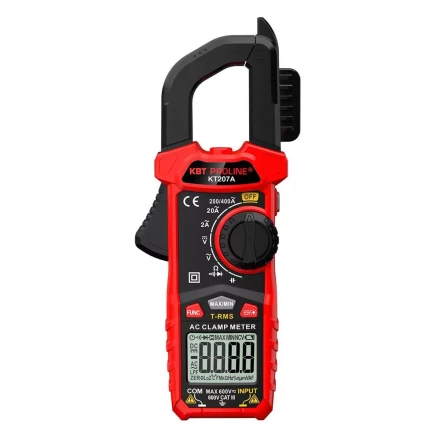 Токовые клещи цифровые КВТ KT 207A с True RMS (91919) купить в Тобольске